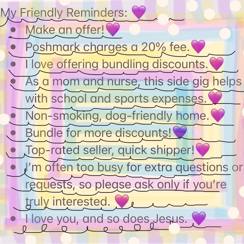 FRIENDLY REMINDERS 😘💜🙏🤩🤷‍♀️
